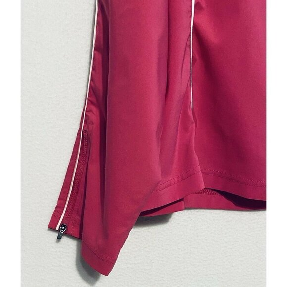 Vintage Champion Elite Womens Full Zip Windbreaker Jacket Pink Pockets XL - Picture 3 of 7